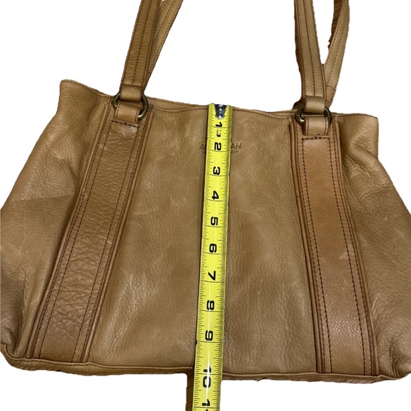 American Leather Co. Coastal Grandma Scandi Val Glove Patina Leather Satchel - Picture 7 of 7